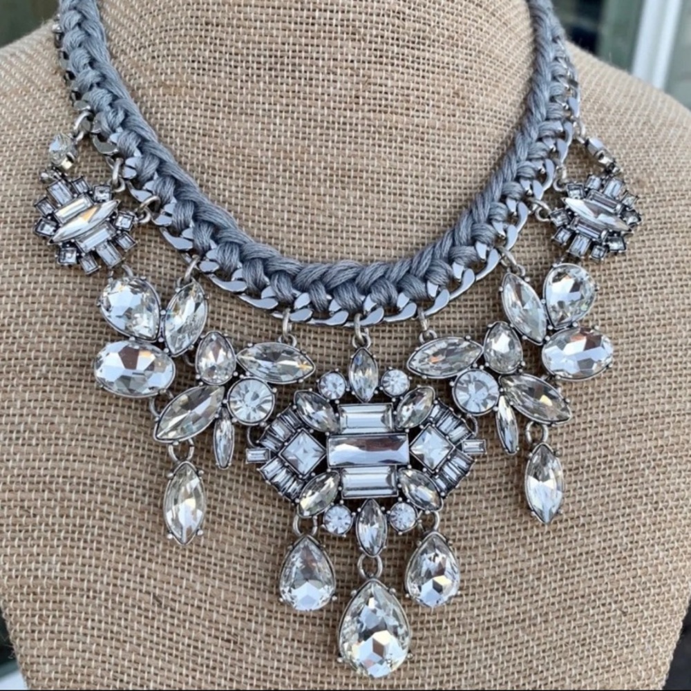 Chloe and Isabel Deco Cluster Drama Necklace